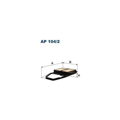 Vzduchový filtr FILTRON AP 104/2 – Hledejceny.cz