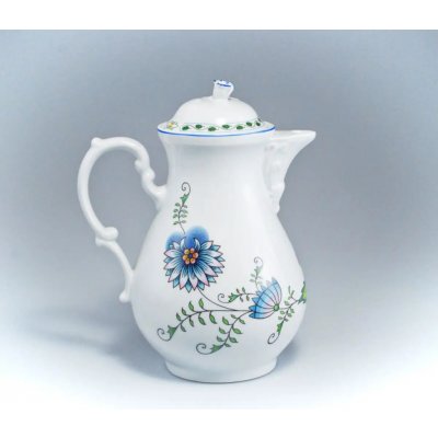 Porcelán Dubí Konvice kávová s víčkem 1,55 l BAREVNÝ CIBULÁK – Sleviste.cz