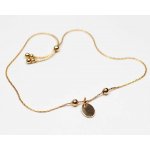 Minimal náramek s cedulkou zlatý 29060 – Hledejceny.cz