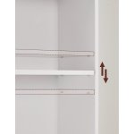 VASAGLE Knihovna 6 polic 60x179x24 cm bílá – Hledejceny.cz