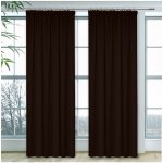 Mondo Italia Závěs řasící pásce Heaven tmavohnědý Hnědá 140x250 cm – Zboží Mobilmania