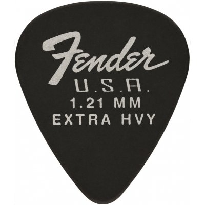 Fender Dura-Tone Delrin Picks, 351 Shape - trsátka (více variant) Fender Dura-Tone Delrin Picks, 351 Shape: Black / Extra Heavy – Sleviste.cz
