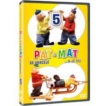 Pat a Mat 5 Balení Papírový obal DVD