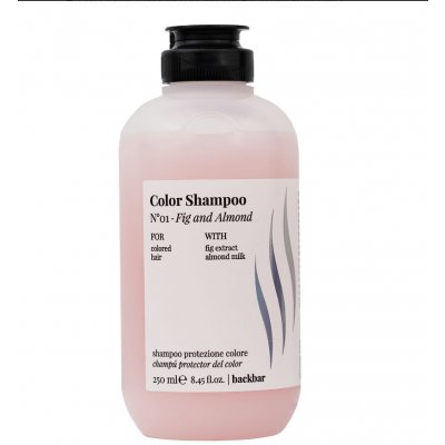 Back Bar Color Shampoo 01 Fig and Almond 250 ml – Zboží Mobilmania