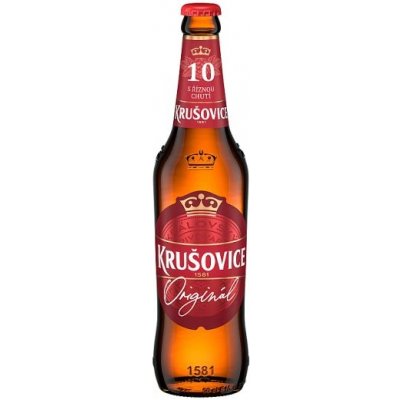 Krušovice 10° 0,5 l (sklo)