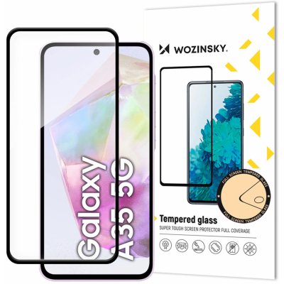 Wozinsky Full Glue tvrzené sklo pro Samsung Galaxy A35 černé 5907769360466 – Zboží Živě