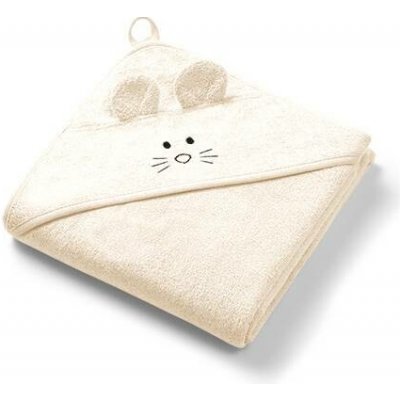 BabyOno osuška s kapucí Bamboo 100x100cm krémová – Sleviste.cz
