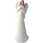 Prodex Anděl bílý s hnědými vlasy 15 cm polyston PRODEX 240095 – Hledejceny.cz