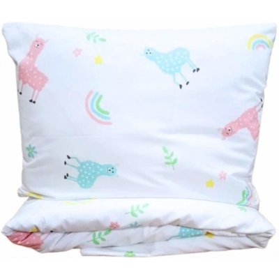 Margitex povlečení Lama bílé 100 x 135 , 40 x 60 cm – Sleviste.cz