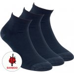 RS Kvalitní bambusové KOTNÍKOVÉ ponožky tm. modrá – Zboží Mobilmania