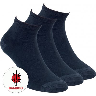 RS Kvalitní bambusové KOTNÍKOVÉ ponožky tm. modrá – Zboží Mobilmania