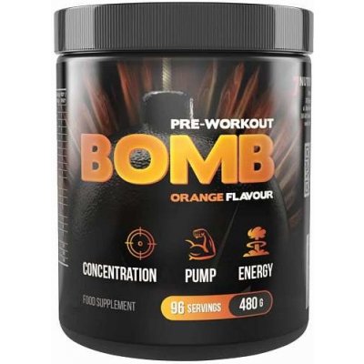 7NUTRITION Pre-Workout Bomb 480 g – Zboží Mobilmania