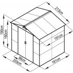 G21 GAH 407 213 x 191 cm šedý – Zboží Dáma G21 GAH 407 213 x 191 cm šedý – Zboží Dáma