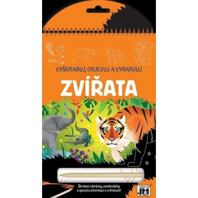 Zvířata Vyškrabuj objevuj vybarvuj – Zbozi.Blesk.cz