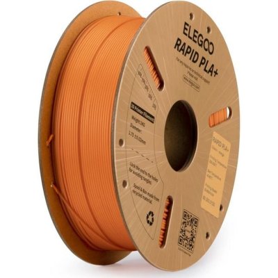 Elegoo Rapid PLA+ 1,75, 1 kg, oranžová RPLAP1O – Zboží Živě