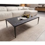 Delife Levente 110x60 cm keramika Laminam® Nero Greco antracitová podnož kov černá – Zboží Dáma