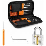 Mobilly sada planžet LockPick 15v1 + 3x průhledný trénovací zámek ML0016 – Hledejceny.cz