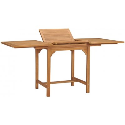 OMAXI 760674 Rozkládací zahradní stůl (110–160) x 80 x 75 cm masivní teak – Hledejceny.cz