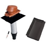 Tondach Stodo / Contiton 12 Komplet odvětrání kanalizace engoba černá – Sleviste.cz