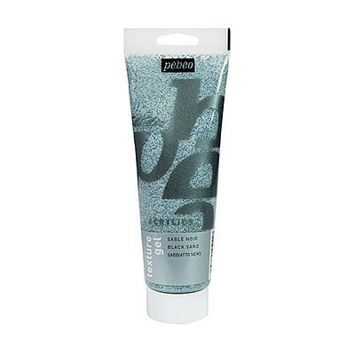Pébéo Studio Acrylics Pískový texturovací gel černý 250 ml – Sleviste.cz
