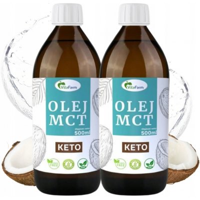 Vitafarm Kokosový olej 0,5 l – Hledejceny.cz