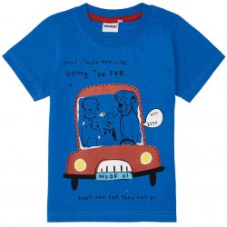 Winkiki chlapecké tričko WKB 92574 modrá