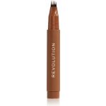 Makeup Revolution Instant Brow Hair fix na obočí Warm Brown 1,8 ml – Zboží Dáma