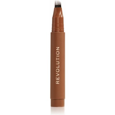Makeup Revolution Instant Brow Hair fix na obočí Warm Brown 1,8 ml – Zboží Dáma