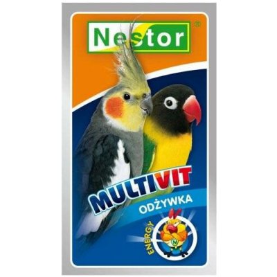 Nestor Multivit pro střední papoušky20 g – Hledejceny.cz