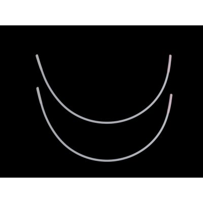 Prima-obchod Kostice kovové ploché, barva 36 bílá – Zboží Mobilmania