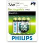 Philips AAA 700mAh 4ks R03B4A70/10 – Zboží Živě