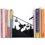 Balvi Knižní zarážky Ski Run 28128, černé – Sleviste.cz