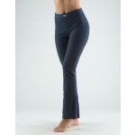 Gina dámské kalhoty zvonové dlouhé šité klasické jednobarevné 96000P lékořice – Hledejceny.cz