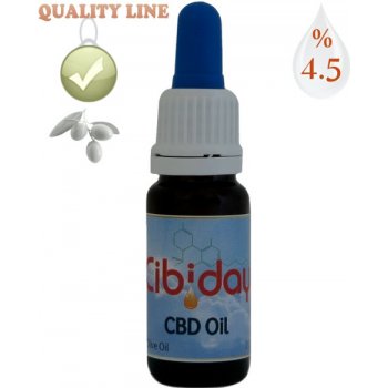 Cibiday CBD olej Original Quality Line 4 5% 10 ml