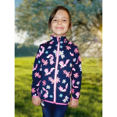 Kugo dívčí mikina DM9375 tmavě modrá – Sleviste.cz