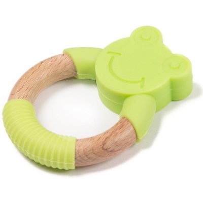 Bo Jungle B Teether Animal Wood Frog Green – Hledejceny.cz