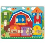 Tooky Toy Activity Board se zámky Farma – Hledejceny.cz