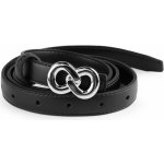 Dámský pásek 3 černá stříbrná – Sleviste.cz