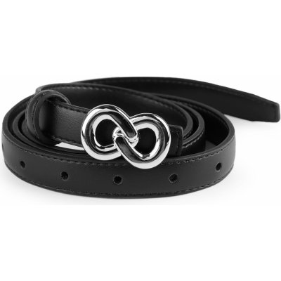 Dámský pásek 3 černá stříbrná – Sleviste.cz