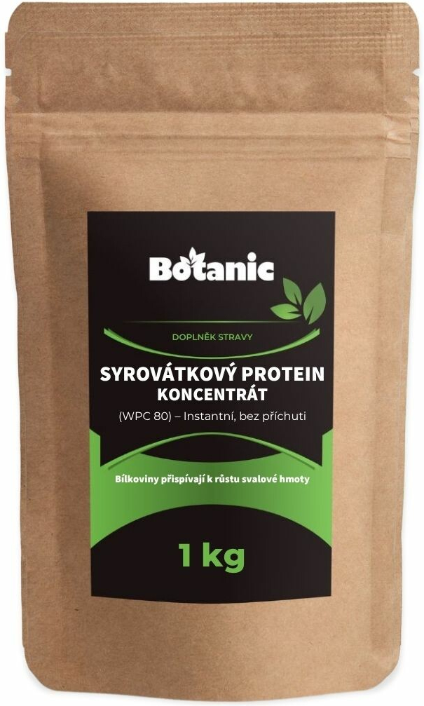 Botanic 100 syrovátkový protein koncentrát WPC 80 1000 g