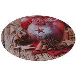 Goba Talíř plechový dekorační jablko+skořice 33cm – Zboží Dáma