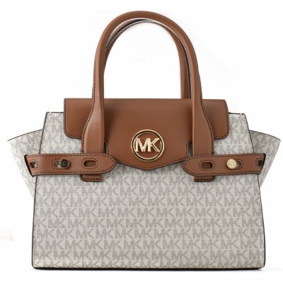 Michael Kors kabelka Carmen medium logo flap vanilla – Zbozi.Blesk.cz