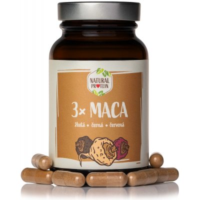 NaturalProtein Maca 3 x 60 kapslí – Hledejceny.cz