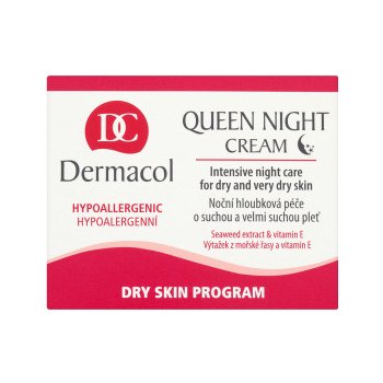 Dermacol Queen Night Cream noční regenerační krém s výtažky z mořských řas 50 ml