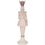 Dekorace figurka králičí žena v růžovém obleku 9*9*35 cm – Hledejceny.cz