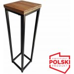 TZB Květinový stojan Loft Arben 60 cm černý/dub – Zboží Dáma