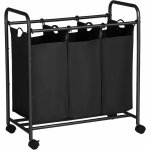 SONGMICS černý 3 x 44 l – Zboží Mobilmania