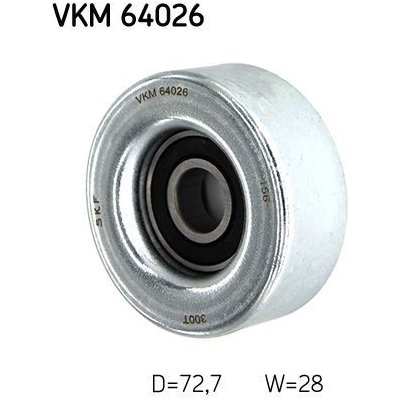 Vratná/vodicí kladka, klínový žebrový řemen SKF VKM 64026 – Zboží Mobilmania