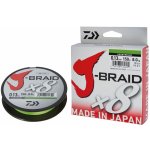 Daiwa Pletená šňůra J-BRAID X8 CHARTREUSE 300m 0,06mm 4kg – Zboží Dáma