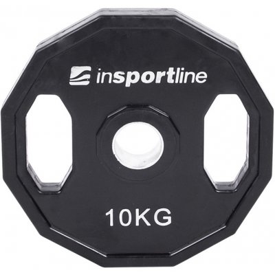 inSPORTline Herk Pogumovaný olympijský kotouč 10 kg,50mm – Hledejceny.cz